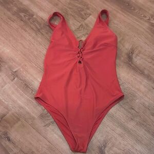 Cupshe Terracotta One-Piece Swimsuit
